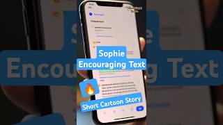 Sophie encourage text short story #cartooncartoon #inspirationalofquote #shorts