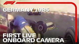 The First Onboard Camera In A Formula 1 Race | 1985 German Grand Prix