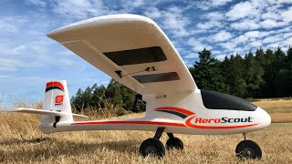 The HobbyZone AeroScout S 1.1m from Horizon Hobby maiden flight August 2 2020