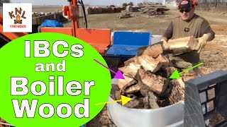 IBC bladders for firewood storage - n. 108 #eastonmade #stihl #tractor