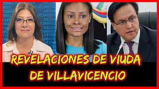 Revelaciones de viuda de Villavicencio