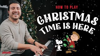 How to Play "Christmas Time Is Here" 🎄🎹 (Beginner Piano Arrangement)
