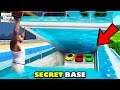 Franklin Found Luxury Secret Base Under His Swimming Pool In GTA 5 | SHINCHAN and CHOP