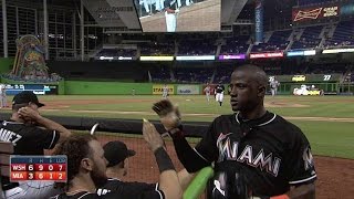 WSH@MIA: Baker plates Hechavarria on a groundout