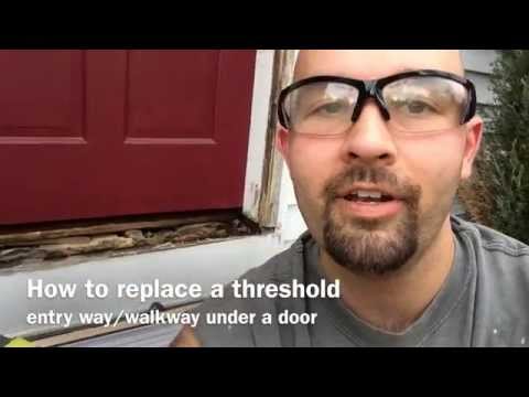 how to fix a threshold in your doorway how to fix a threshold in your doorway