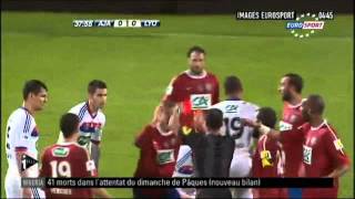 Coupe de Fance demi finale Gazelec Ajaccio  0- Olympique lyonnais  4