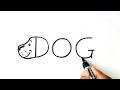 DOG drawing super easy ever.. Superhit Dog Drawing..