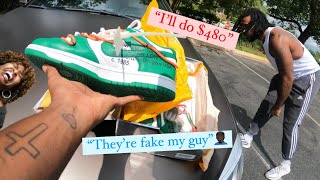 HE TRIED TO SELL ME FAKE OFFWHITE DUNKS (GOPRO POV)