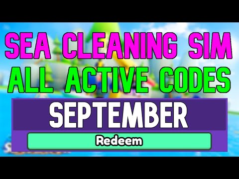 All New September 2022 Codes for Sea Cleaning Simulator ROBLOX WORKING Sea Cleaning Simulator Codes