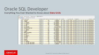 Everything You Need to Know about the Data Grids in Oracle SQL Developer
