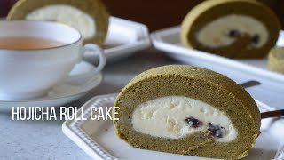 โฮจิฉะโรลเค้ก I Hojicha Roll Cake