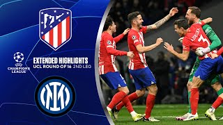 Atlético Madrid vs. Inter: Extended Highlights | UCL Round of 16 2nd Leg | CBS Sports Golazo