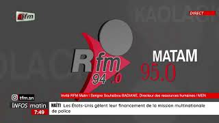 l´invite de la rfm matin | Serigne Souhaibou BADIANE, Directeur des ressources humaines/Men