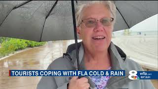 Less than ideal weather on Clearwater Beach