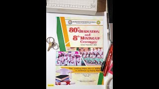 Graduation program cover design