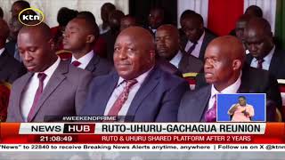 Ruto, Uhuru and Gachagua reunion in Embu, Uhuru called for unity among Kenyans