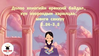 [Ерөнхий байдал] Долоо хоногийн ерөнхий төлөв, Харилцаа, Ажил 2.24-3.2