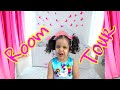 Amira and her new pink room