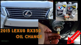 2015 15 Lexus RX350 Oil Change - DIY Oil Change and Filter Replacement