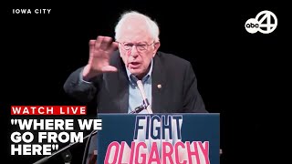 LIVE LOOK: Bernie Sanders speaks from Iowa as part of \