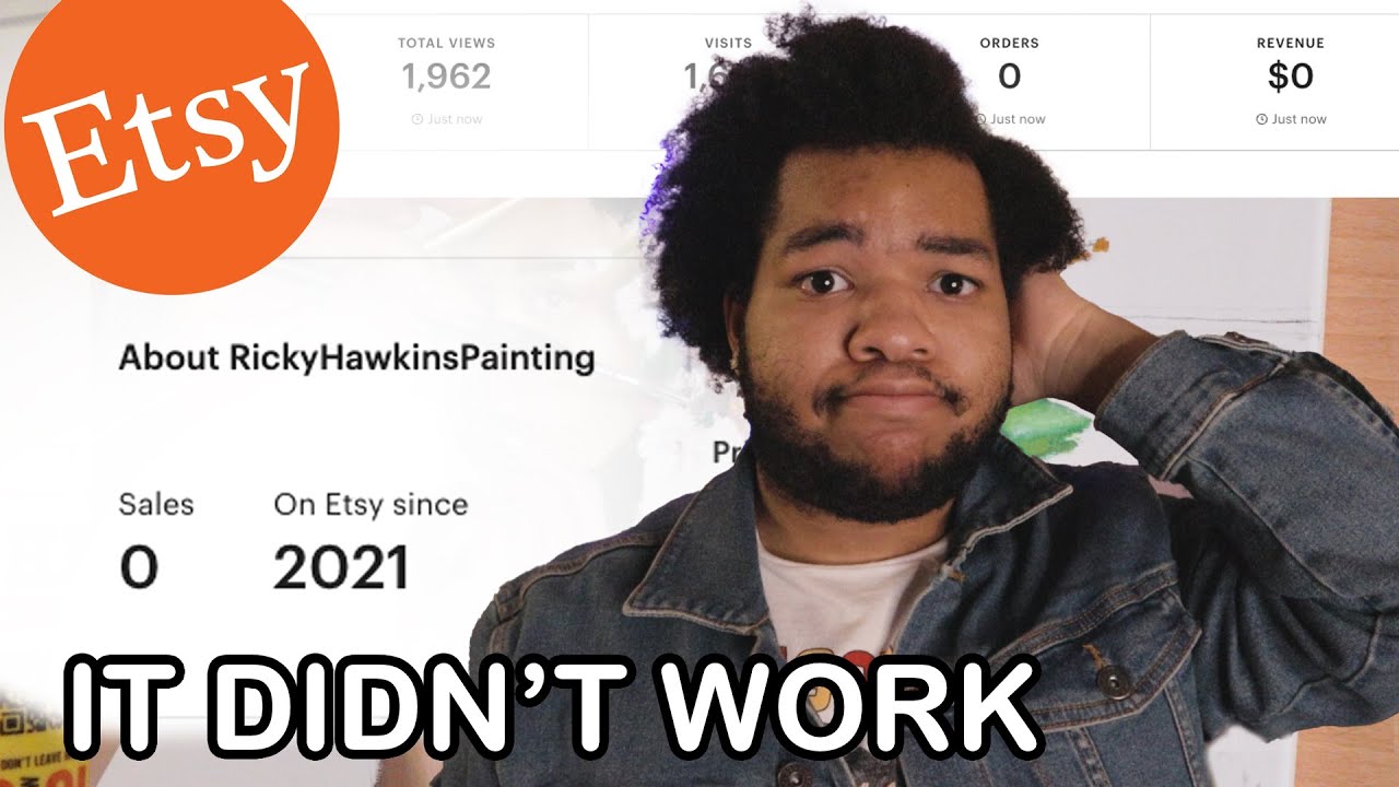 I Tried Selling Art Prints On Etsy Youtube