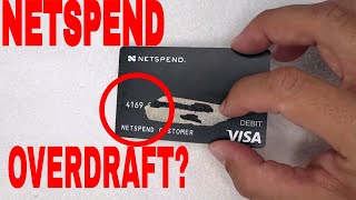 ✅ Can Netspend Prepaid Debit Visa Overdraft? 🔴