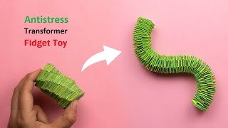 How to Make Antistress Transformer Fidget Toy | Easy Origami Step by Step on 92 Crafts