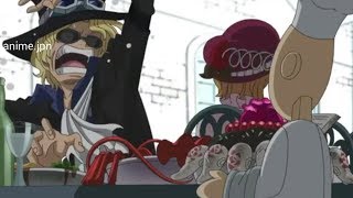 Momen Tingkah Lucu Sabo Saat Menyelidiki Rencana Doflamingo