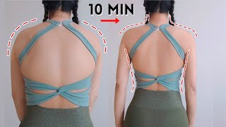 Get defined collarbone area, fix rounded back \u0026 balance uneven shoulders. Try this in 2 weeks