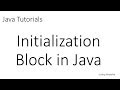 Java Tutorials: Initialization Block in Java