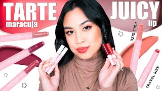 tarte maracuja juicy lip swatches | TikTok made me buy it