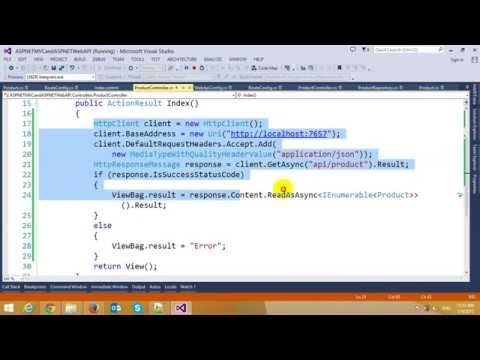 Consuming ASP.NET Web API in ASP.NET MVC Application Consuming ASP.NET Web API in ASP.NET MVC Application