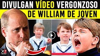 Divulgan Fuerte Vídeo VERGONZOSO del Príncipe William de Joven "Más REVOLTOSO que su Hijo Louis"