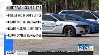 Kure Beach Police warning residents of scammers posing as Sheriff’s Office