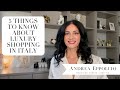 Designer Shopping in Italy: 5 Must-Know Tips PLUS a YSL Unboxing - Las Vegas Wedding Planner