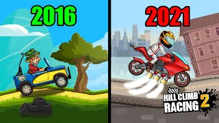 Hill Climb Racing 2 EVOLUTION! 2016 to 2021 Updates