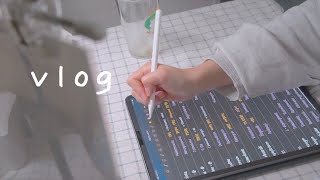 vlog | 오랜만에 아이패드로 필기를 해요 | 고양이는 오늘도... | iPad note taking