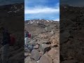 glacial striations on andesite lava rocks at ruapehu volcano new zealand