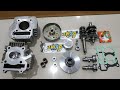 Paket Bore Up Jupiter z Sleep engine 130cc dragbike set rasio retainer titanium