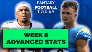 Week 8 Advanced Stats Breakdown with Jacob Gibbs! | 2024 Fantasy Football Advice