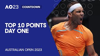 Top 10 Points | Day 1 | Australian Open 2023
