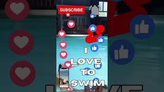 I LOVE TO SWIM II SWIMMING II SHORTS II YOUTUBE SHORTS II SHORTS VIDEO II YOUTUBE II ETHEL ALLERA