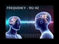 understanding the 192 hertz frequency