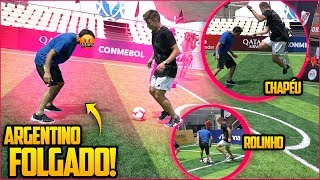 DESAFIEI UM ARGENTINO NO FUTEBOL E DEU BRIGA?!