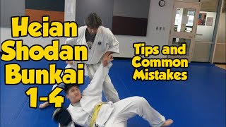 Heian Shodan Bunkai 1-4: Tips and Common Mistakes