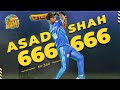 Asad Shah Smashes 10 Sixes in an Explosive Innings