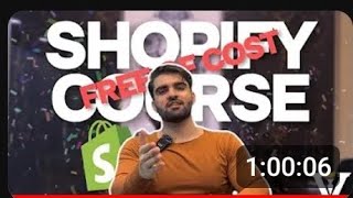 Free Shopify Course By Anas Ali 2024 │Best Online business 🤑#shopify#ecommerce#anasali