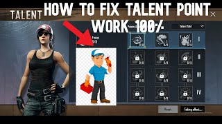 HOW TO FIX 🛠️ YOUR TALENT POINT WORK 💯 METRO ROYALE 3.0 CHAPTER 5
