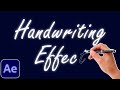 Handwriting Text Effect Animation Tutorial in After Effects | Write On Effect