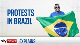 Why are Bolsonaro supporters protesting in Brazil?